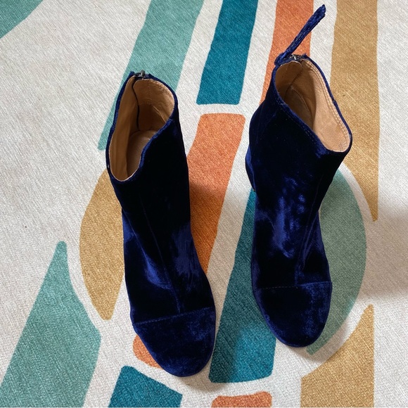 Madewell - “Jillian” Velvet Boots- Color: Night Vision- Size: US 11 - BRAND NEW - Picture 2 of 11